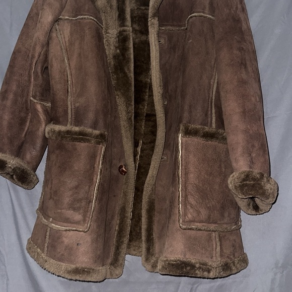 Vintage Brown long wool coat - Picture 2 of 14